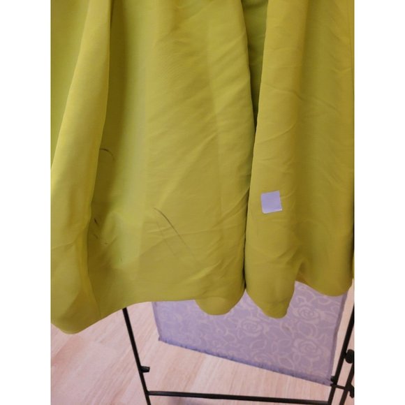 Rent the runway sz 10 Sachin and Babi Maura neon yellow mini strapless dress - Picture 9 of 10